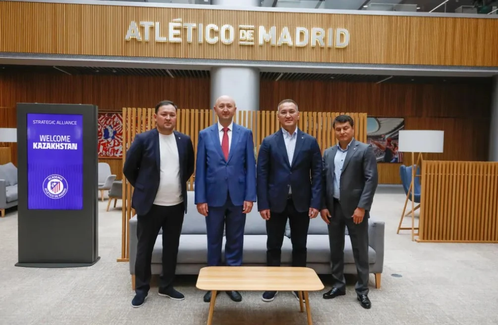 El Atlético de Madrid abrirá una academia de fútbol en Kazajistán en el 2025