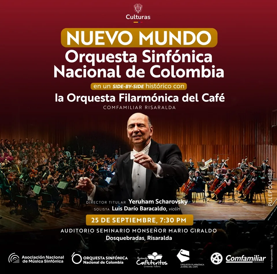   Encuentro histórico: La Orquesta Sinfónica Nacional de Colombia y la Orquesta Filarmónica del Café 