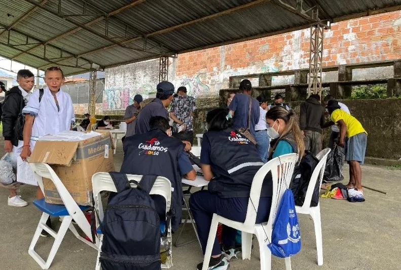 Cerca de 150 personas se benefician de la jornada de atención a habitantes de calle en Dosquebradas