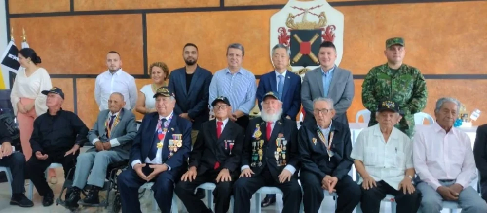 Alcaldía de Pereira rindió homenaje a veteranos de la guerra de Corea con el Embajador de Corea del Sur