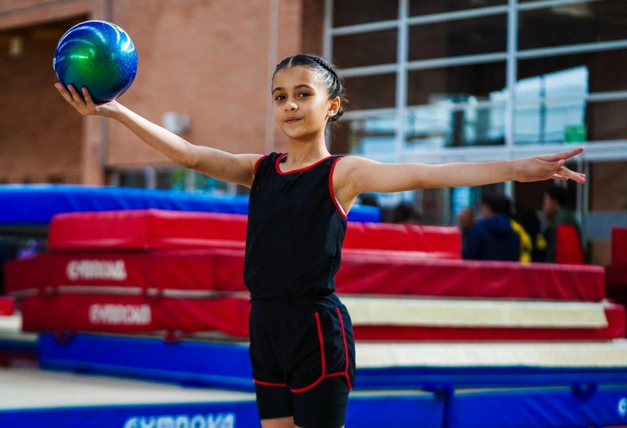 Con tan solo 11 años, Oriana Picón se perfila como futura estrella de la gimnasia