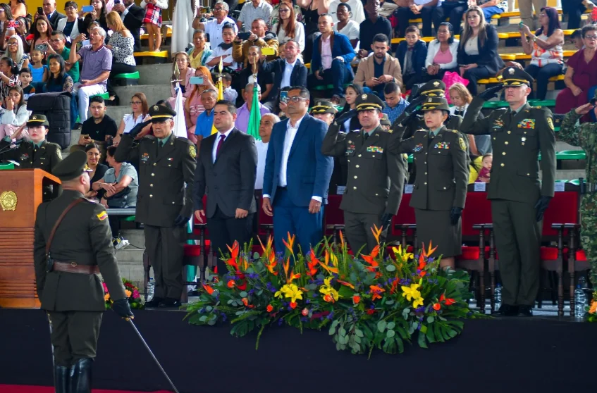 Alcaldía de Dosquebradas asistió al ascenso de 300 suboficiales de la Policía Nacional