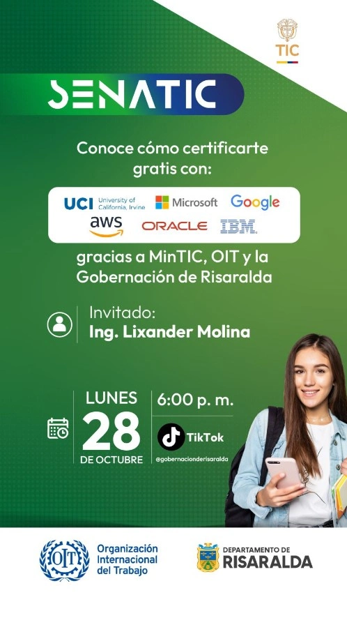 Gobernación invita a los cursos gratis que ofrecerán grandes compañías mundiales de tecnología