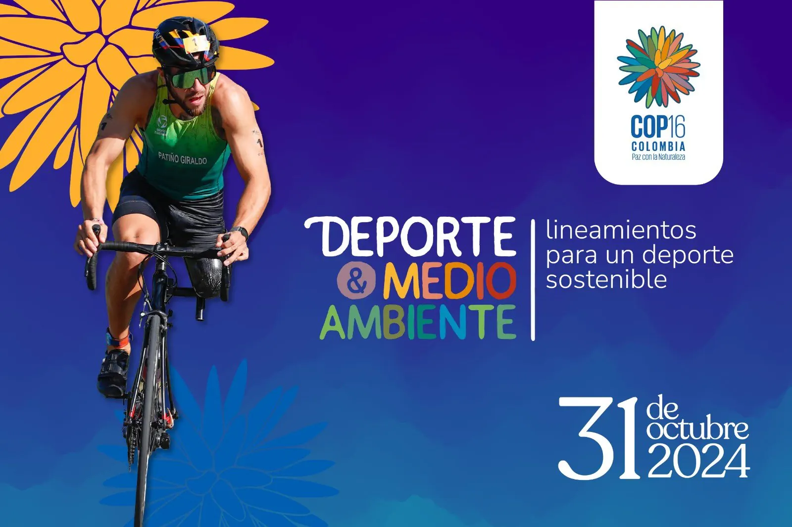 Este jueves, en la COP-16, Mindeporte lidera foro «Deporte y Medio Ambiente»