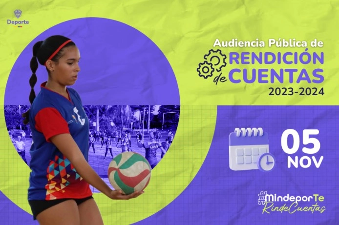 El próximo 5 de noviembre, el Ministerio del Deporte rendirá cuentas a los colombianos