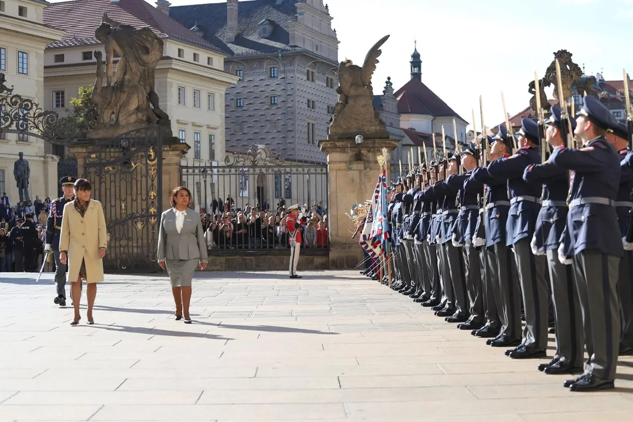 Presentación de cartas credenciales de la nueva Embajadora de Colombia en República Checa