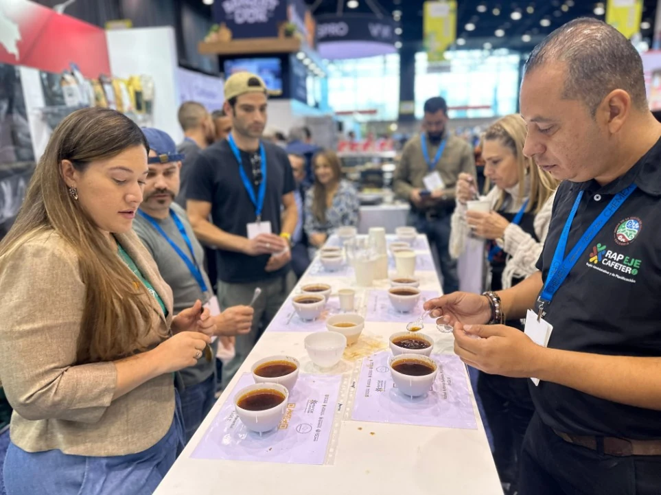La RAP Eje Cafetero impulsa la conexión entre productores y consumidores feria Cafés de Colombia Expo 2024