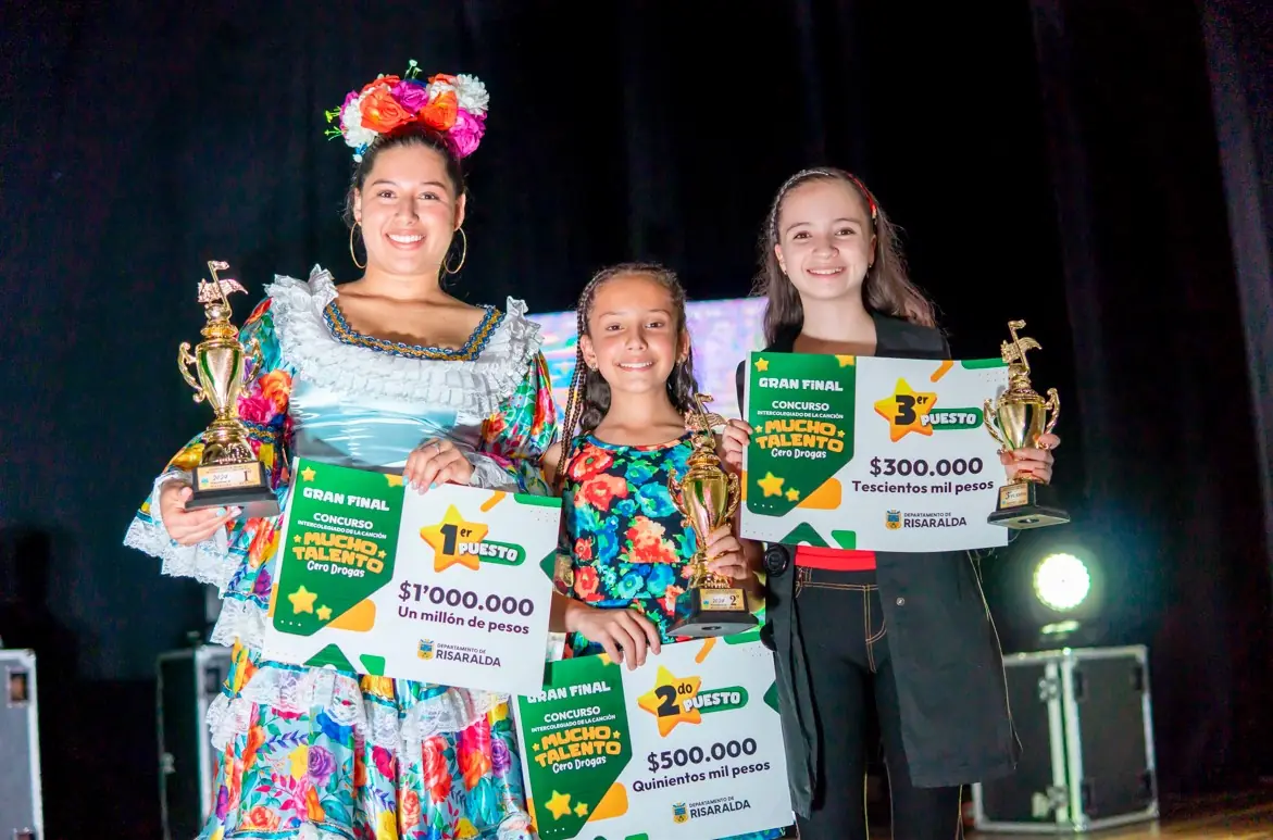 Mailyn Parra ganó el Concurso Intercolegiado de la Canción “Mucho Talento, Cero Drogas”