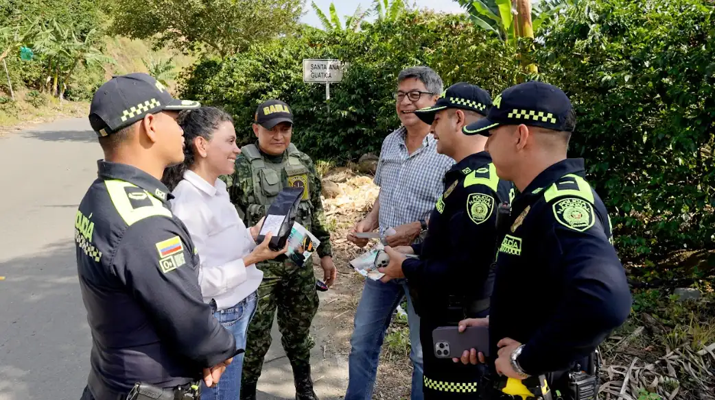 Gobernación de Risaralda fortalece seguridad para caficultores en Guática