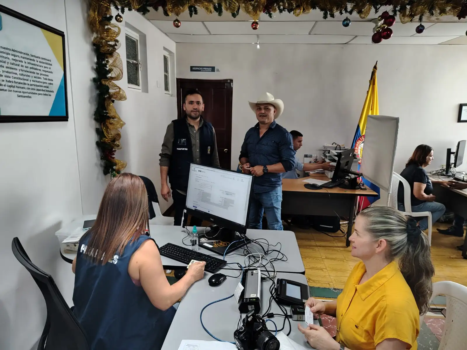 Los santuareños le cumplieron la cita a la jornada de descentralización de pasaportes