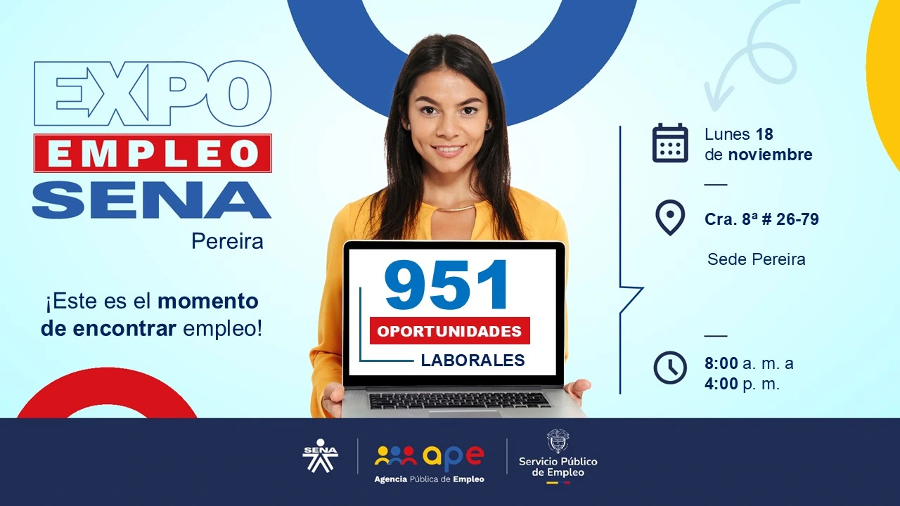 Feria ExpoEmpleo SENA: con más de 20 mil vacantes en todo el país para conseguir el trabajo deseado