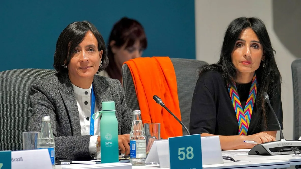 Para enfrentar crisis climática, se requiere nuevo pacto financiero que redirija la deuda de países hacia inversiones: ministra Muhamad desde COP 29