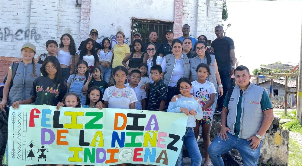 Celebración del Día de la Niñez y Adolescencia Indígena en Caimalito reúne a más de 30 niños