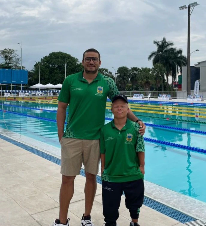 David Soto, el rey de la paranatación de Risaralda en los Juegos Nacionales Juveniles