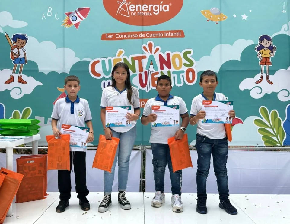 Energía de Pereira premia la creatividad infantil en Cartago