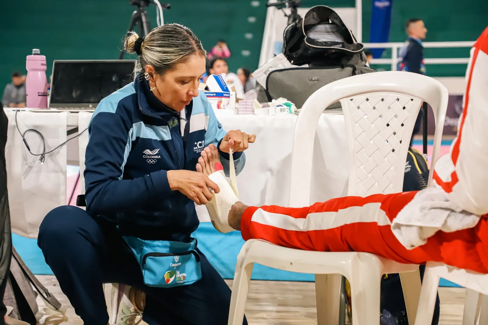 De París al Eje Cafetero: la fisio que cuida a los atletas