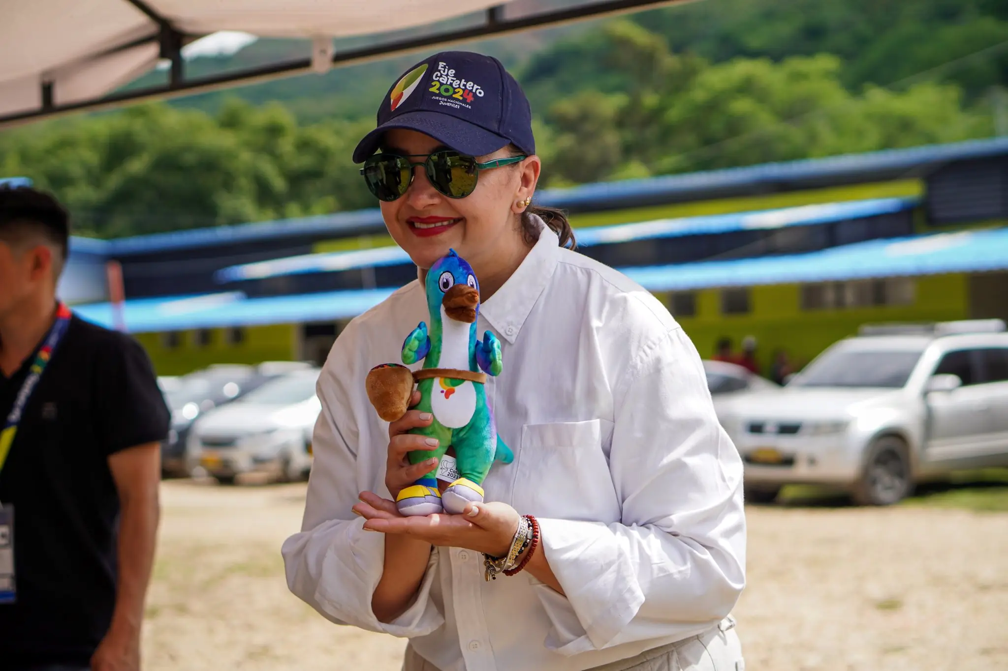 La ministra del Deporte visitó Nilo: un encuentro con el talento joven del tiro deportivo