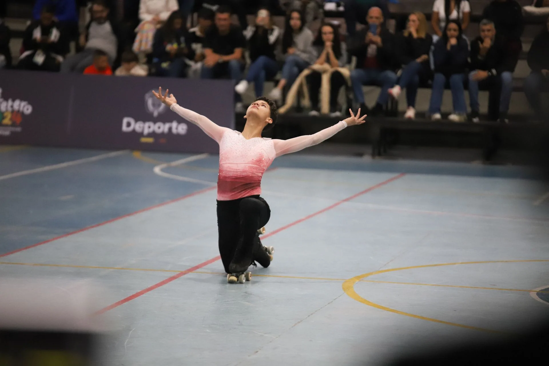 Talento sobre ruedas; inició el patinaje artístico