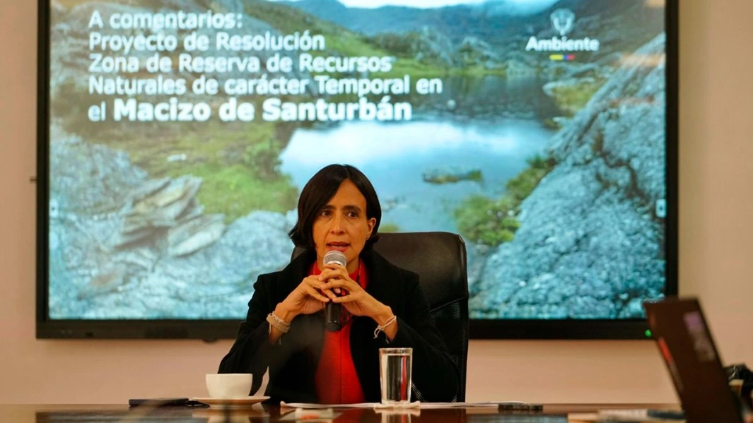 Gobierno inicia proceso para declarar zona de reserva temporal en Santurbán