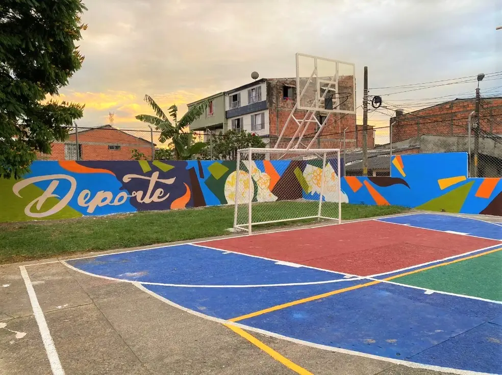 Diger lidera la transformación del parque en La Albania, después de 18 años de abandono