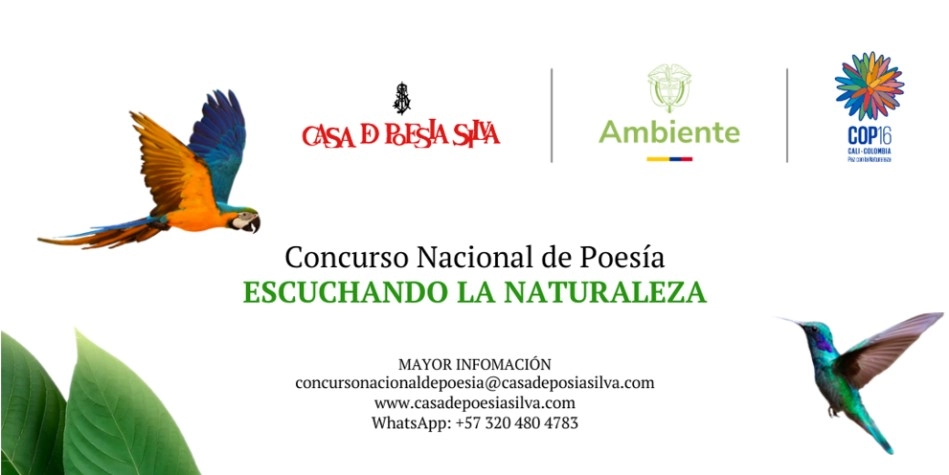 Invitación a participar en el Concurso Nacional de Poesía «Escuchando la Naturaleza»