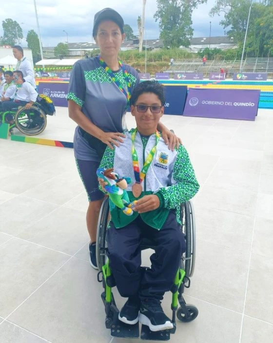 Marcela Ochoa, la mamá más feliz y orgullosa de los Juegos Deportivos Nacionales Juveniles