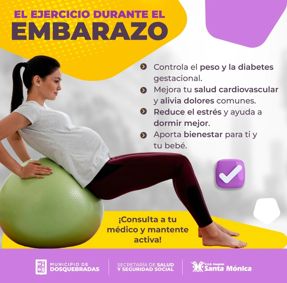 ¡Activa y saludable! cómo el ejercicio beneficia tu embarazo