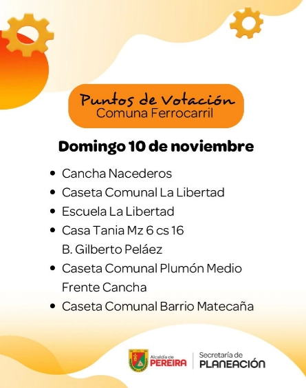 Pereira realiza jornada de Presupuesto Participativo para elegir proyectos de inversión comunitaria