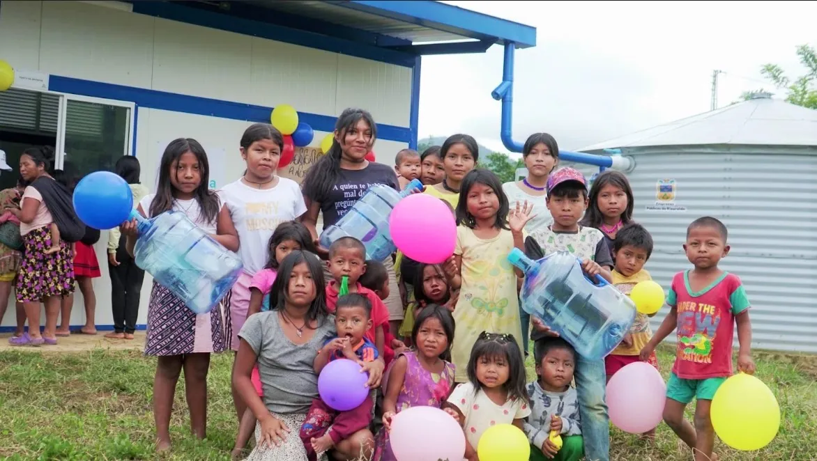 Empresas Públicas de Risaralda y Gobernación llevan agua potable a comunidad indígena