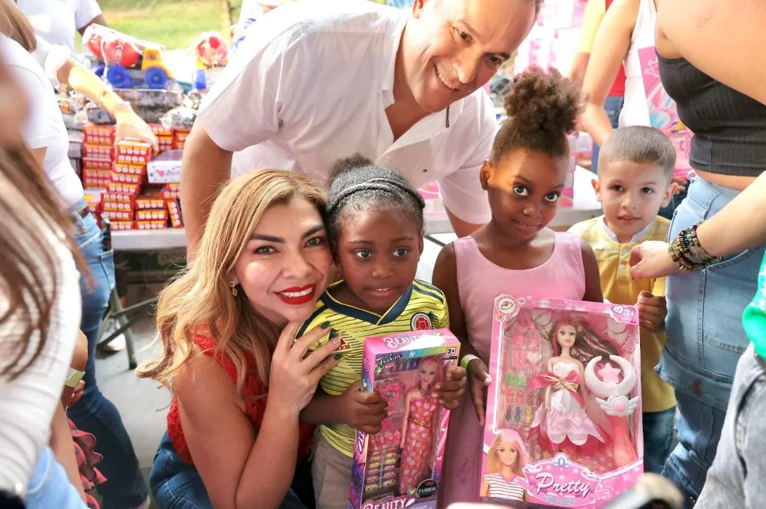 Masiva participación de las familias de Puerto Caldas, en la Novena de Navidad, realizada por la Alcaldía de Pereira