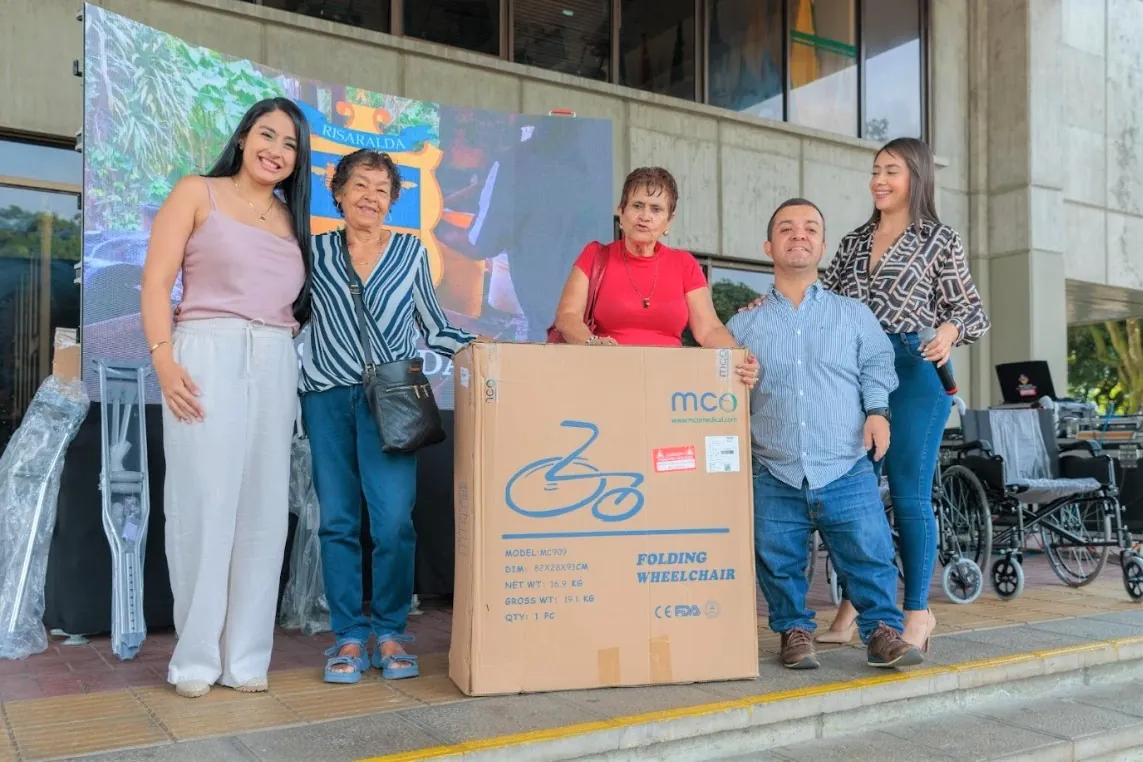 Gobernación de Risaralda entregó ayudas técnicas a personas con discapacidad