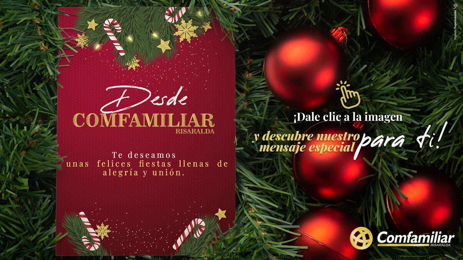 ¡Gracias por dejarnos ser parte de tu vida! el mensaje navideño que Comfamiliar Risaralda tiene para ti
