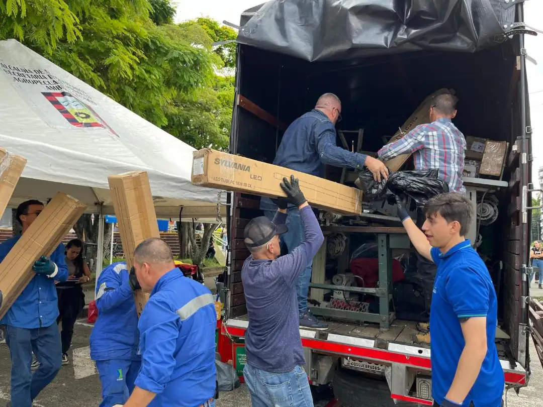 Más de seis toneladas de residuos posconsumo se gestionaron en la jornada de recolección en Dosquebradas