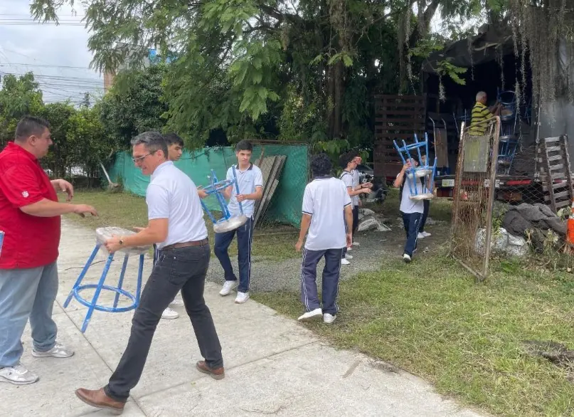 Alcalde Roberto Jiménez transformó el colegio Diocesano de Dosquebradas