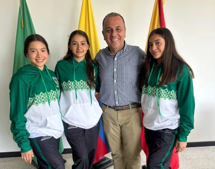 Después de competir por otro departamento, tres gimnastas regresan al deporte risaraldense