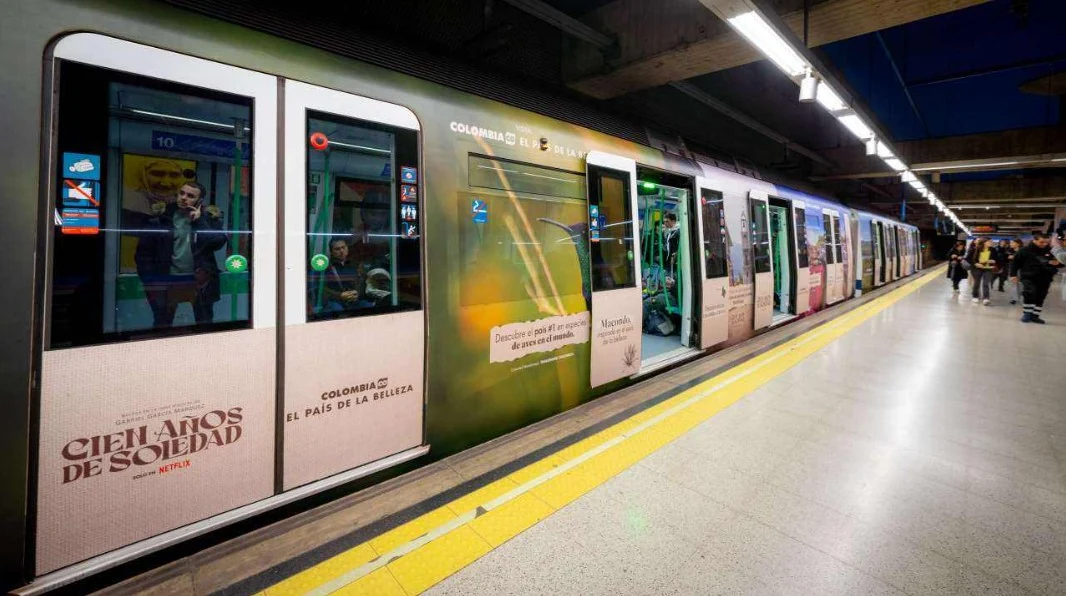 Metro de Madrid, España, se viste con los paisajes de ‘Colombia El País de la Belleza’
