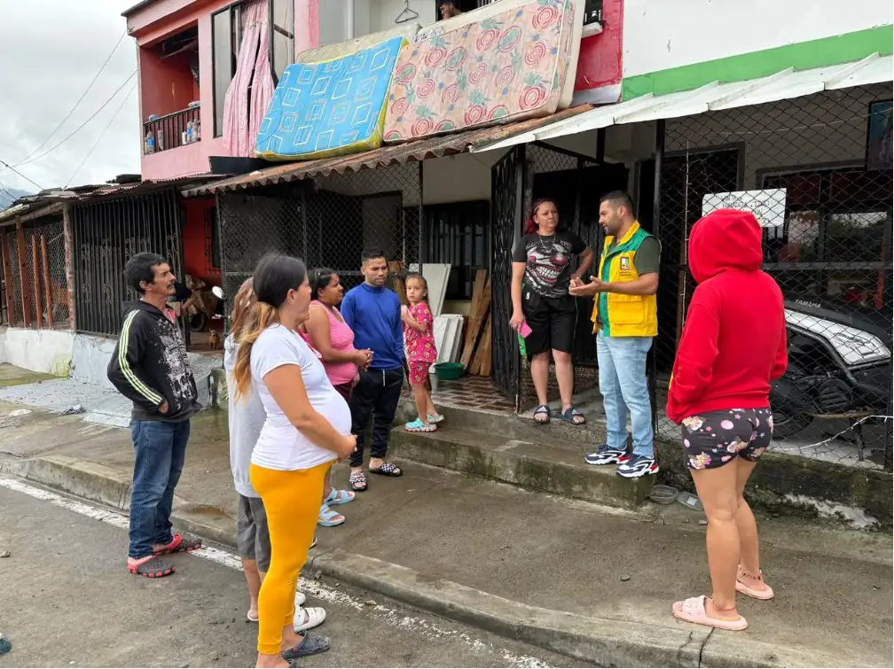 Alcaldía de Dosquebradas atiende dos emergencias en la mañana del 1 de enero