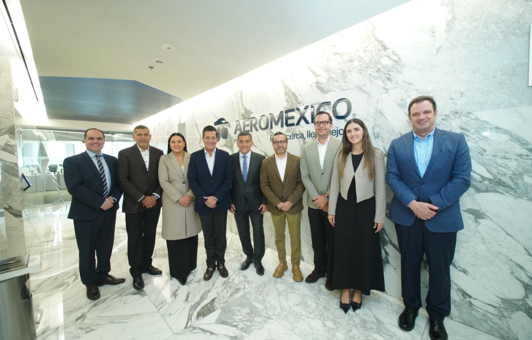 Todo listo para el vuelo inaugural de Aeroméxico, un hito que conectará a Cartagena con Ciudad de México