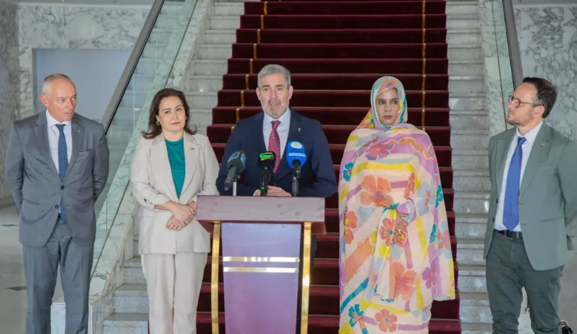 Clavijo llama a aumentar la colaboración con Mauritania para afrontar el cambio climático