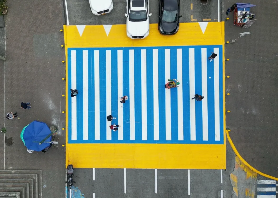 En Pereira se han demarcado más de 21.700 metros de señalización vial