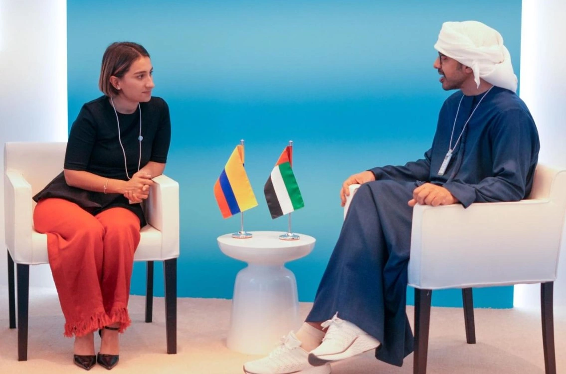 Canciller Sarabia profundiza relaciones bilaterales entre Colombia y Emiratos Árabes Unidos