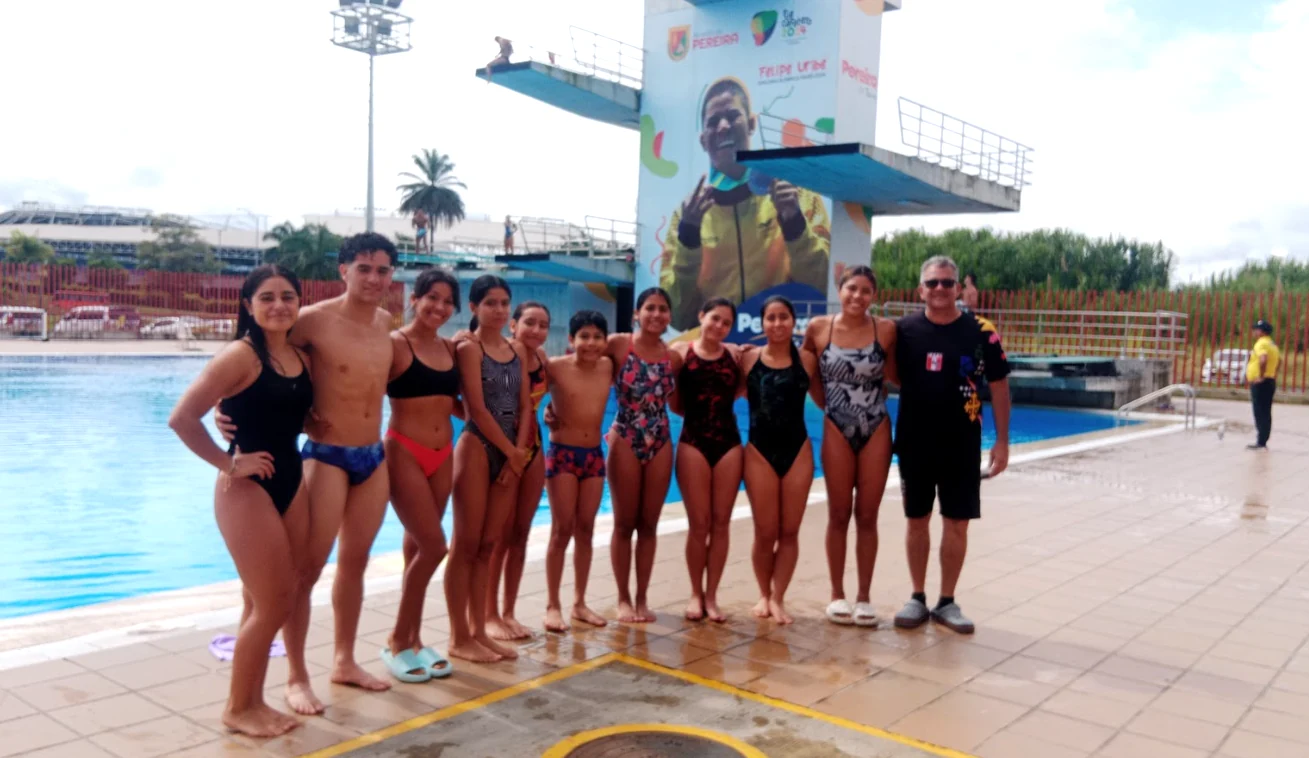 En La Villa entrena la selección Perú de clavados, tras el ‘secreto’ de los saltadores risaraldenses