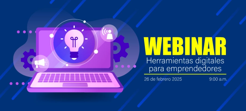 Participa del seminario web Herramientas digitales para emprendedores