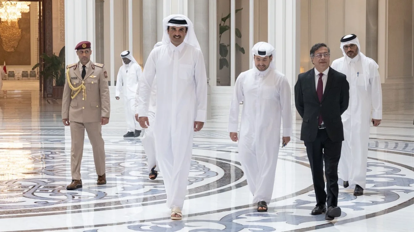 Qatar y Colombia reafirman su agenda de cooperación durante su  visita