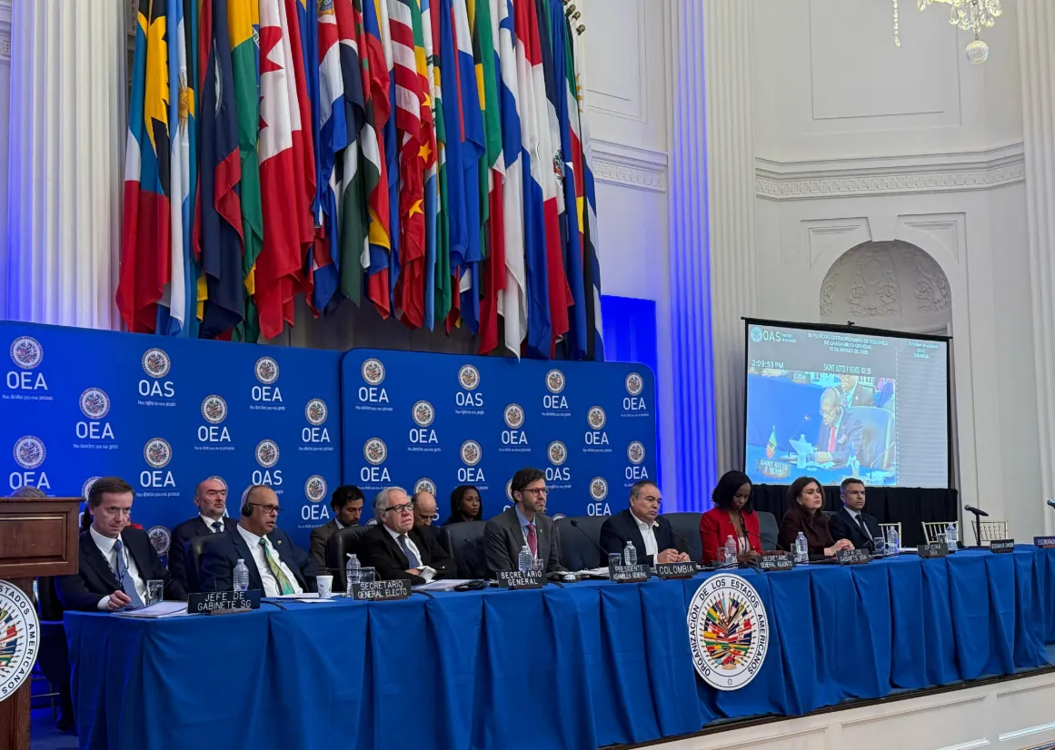 Viceministro Mauricio Jaramillo llamó al fortalecimiento del Sistema Interamericano durante la 56° Asamblea General Extraordinaria de la OEA