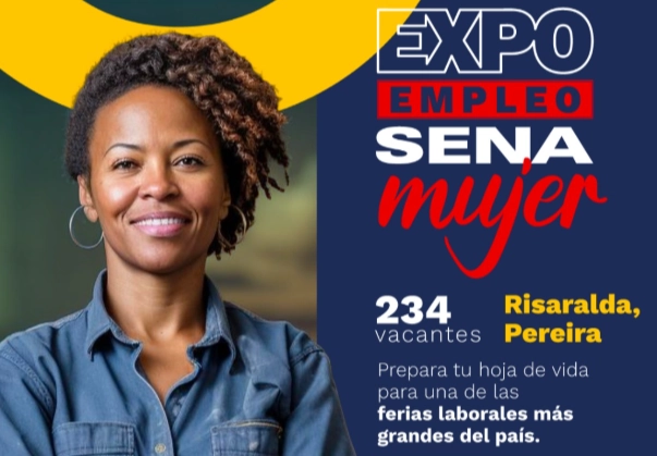 34 vacantes hacen parte de Expo Empleo SENA Mujer en Risaralda