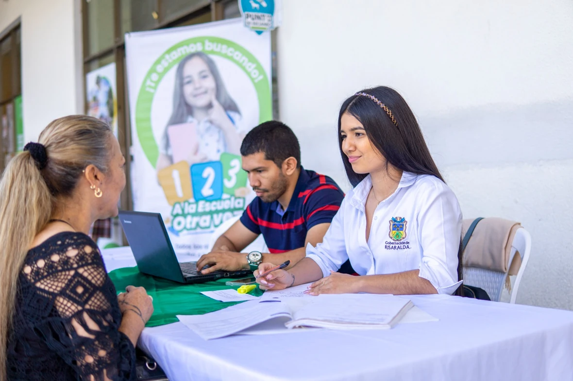 Más niños y jóvenes regresan a las aulas con la Matriculatón en Risaralda