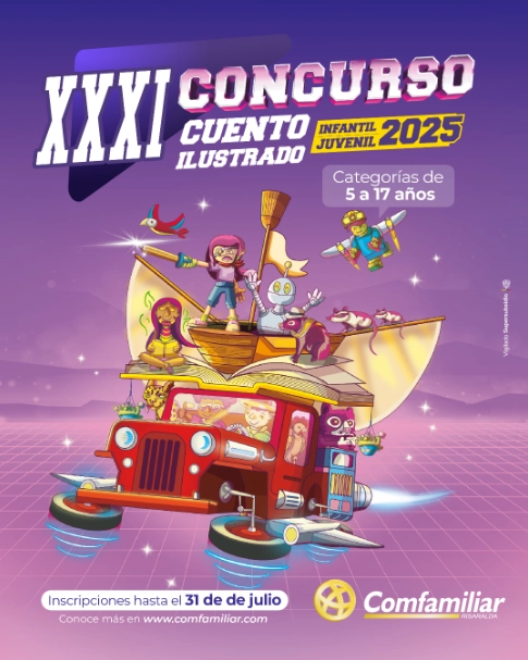 Comienza el  XXXI Concurso de Cuento Infantil y Juvenil Ilustrado Comfamiliar Risaralda