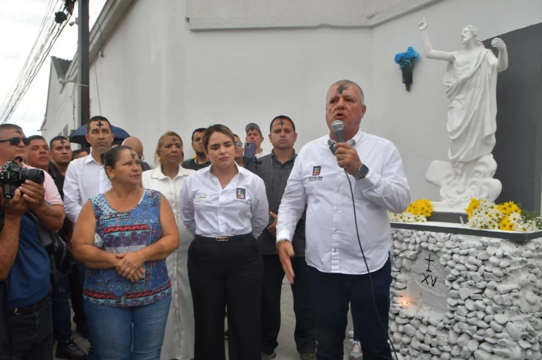 Más de 1.500 personas reviven el Viacrucis en Dosquebradas