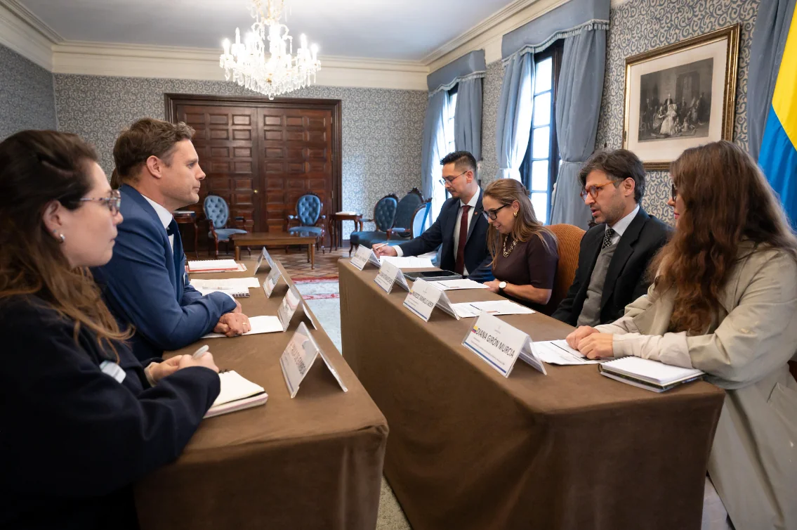 Viceministro de Asuntos Multilaterales, Mauricio Jaramillo Jassir, recibió al jefe de delegación del Comité Internacional de la Cruz Roja – CICR en Colombia, Patrick Hamilton